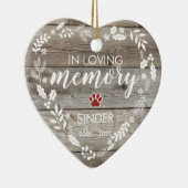 愛する素朴記憶の中でPET記念写真 セラミックオーナメント (右)