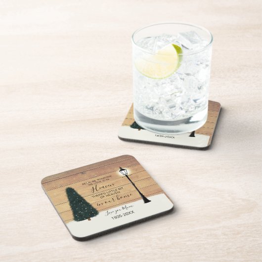 愛する素朴記憶の記念写真のセラミックまたは コースター (右側)