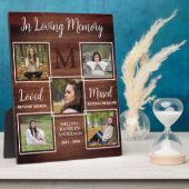 愛する素朴記憶の記念撮影メモリアル フォトプラーク (側面)