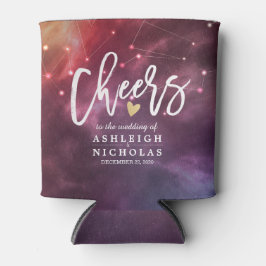 愛する結婚応援宇宙銀河系星座 缶クーラー