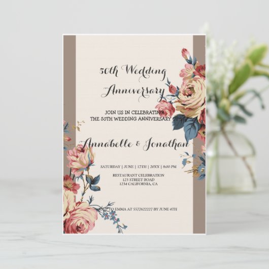 愛する結婚記念日 招待状 (スタンド正面)