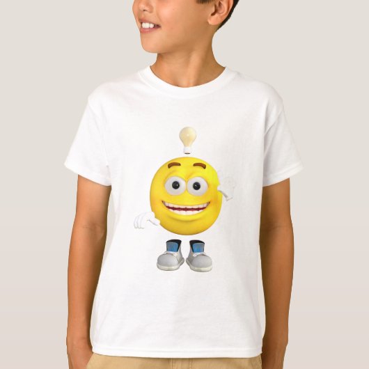 愛する絵文字のブレイニーさん考え Tシャツ (正面)