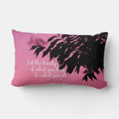 愛する美しいるみ引用文 ランバークッション (裏面)