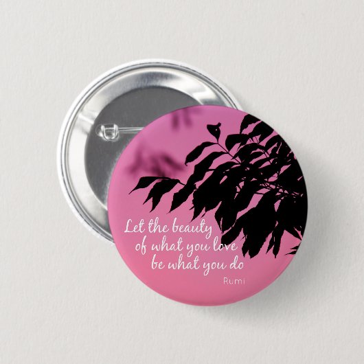 愛する美しいるみ引用文 缶バッジ (正面&裏面)