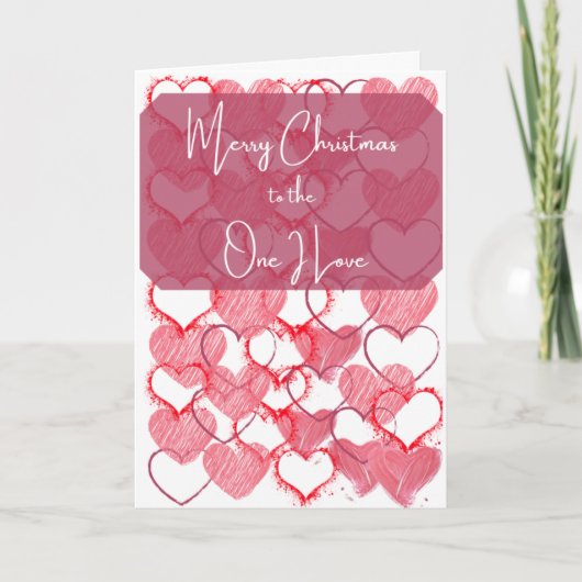 愛する者にとって聖降誕祭お目出とう シーズンカード (正面)