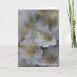 愛する者は詩に遠くに悔やみや弔慰 カード