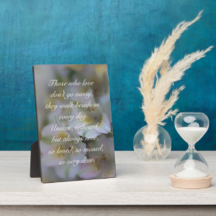 愛する者は離れない詩 フォトプラーク