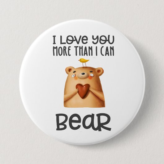 愛する者より愛する者 缶バッジ (正面)