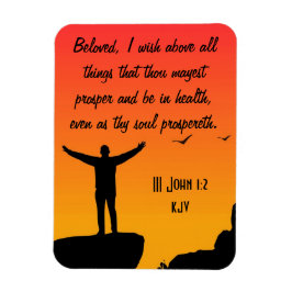 愛する者よ、あなたの体と魂の繁栄を祈る マグネット