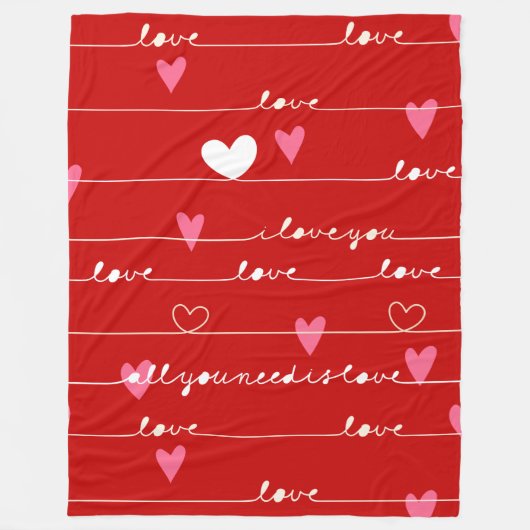 愛する者よ フリースブランケット (正面)