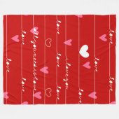 愛する者よ フリースブランケット (正面(横))