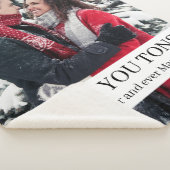 愛する者パーソナライズされた シェルパブランケット (3/4)