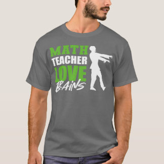 愛する脳を持つ数学者または数学教師のためのギフト 冗談 Tシャツ