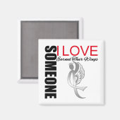 愛する脳腫瘍が翼を獲得した マグネット (正面/裏面)