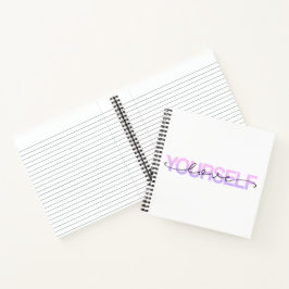 愛する自分自身バレンタインの書道 | ノートブック