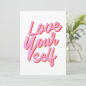 愛する自分自身バレンタインデー シーズンカード (スタンド正面)