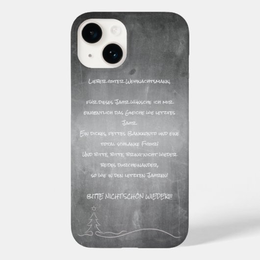 愛する良いサンタクロース Case-Mate iPhoneケース (裏面)