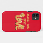 愛する蜂おもしろい好き Case-Mate iPhoneケース (裏面(横))