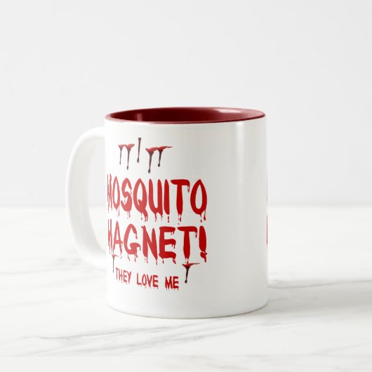 愛する血の滴る蚊帳 ツートーンマグカップ (正面左)