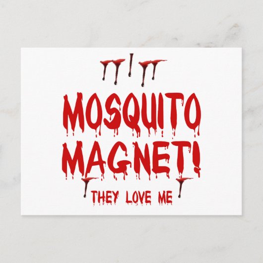 愛する血の滴る蚊帳 ポストカード (正面)