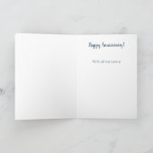 愛する記念日の理パーソナライズされた由 カード (内部)