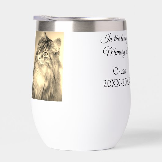 愛する記念碑の葬儀を追加ペット名photo (右面)