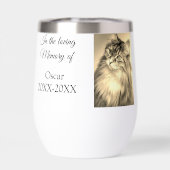 愛する記念碑の葬儀を追加ペット名photo (背面)