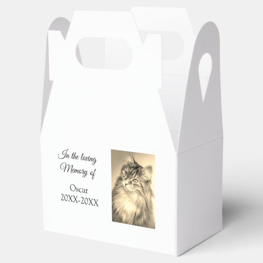 愛する記念碑の葬儀を追加ペット名photo フェイバーボックス (オープン)