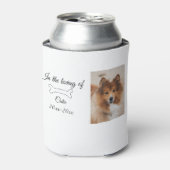 愛する記念碑の葬儀を追加ペット名photo 缶クーラー (缶正面)