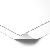 愛する記憶でほこりっぽい青い葉のクレストモノグラム ポスター (コーナー)