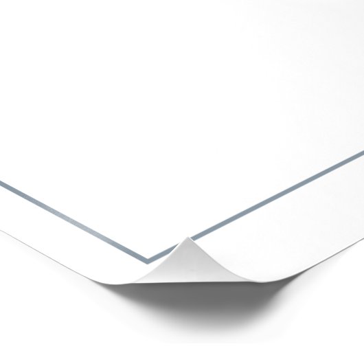 愛する記憶でほこりっぽい青い葉のクレストモノグラム ポスター (コーナー)