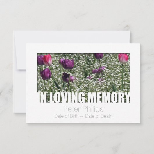 愛する記憶でテンプレート11生命のお祝い 招待状 (正面)