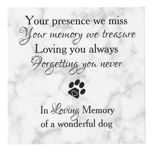 愛する記憶でペットの損失ギフトペット記念写真 フォトキューブ (右)