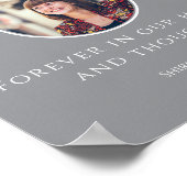 愛する記憶と共に - 写真付き | 個人用 ポスター (角)