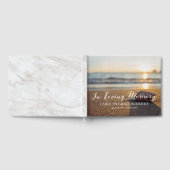 愛する記憶にビーチを求める ゲストブック (全面)