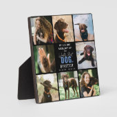 愛する記憶に '世界で最高の犬' 記念写真 フォトプラーク (正面)