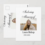 愛する記憶に 名を添えて 年 ポストカード (正面/裏面)