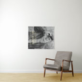 愛する記憶に 現代のエレガントな写真記念 タペストリー (インサイチュ(横))