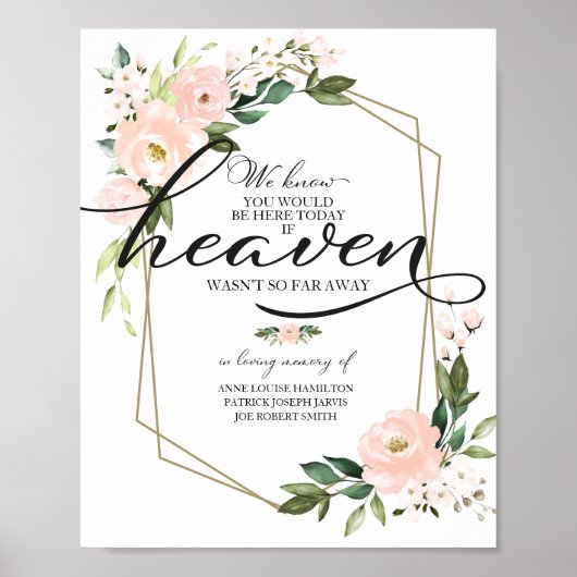 愛する記憶のウェディングサイン ポスター (正面)