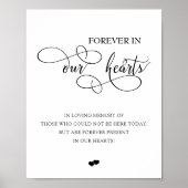 愛する記憶のサインで私たちのハートで永遠にシック ポスター (正面)