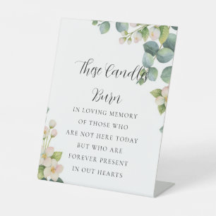 愛する記憶のサインの中の植物学 台座サイン