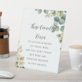 愛する記憶のサインの中の植物学 台座サイン (インサイチュ)