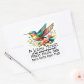 愛する記憶のステッカー スクエアシール (封筒)