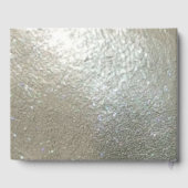 愛する記憶のタイポグラフィ黄金エレガント十字 ゲストブック (裏面)