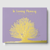 愛する記憶のツリー箔葬儀ゲストブック ゲストブック (正面)