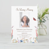 愛する記憶のメモリアル|ポピーの奉仕の順序 招待状 (スタンド正面)