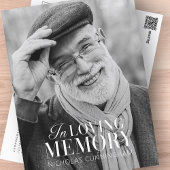 愛する記憶のモダンでエレガントな写真記念 ポストカード