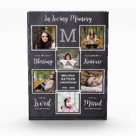 愛する記憶のユニーク写真コラージュ記念 フォトブロック