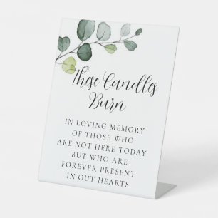 愛する記憶のユーカリ 台座サイン