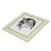 愛する記憶のヴィンテージエンジェル,記憶,金ゴールド タイル (側面)